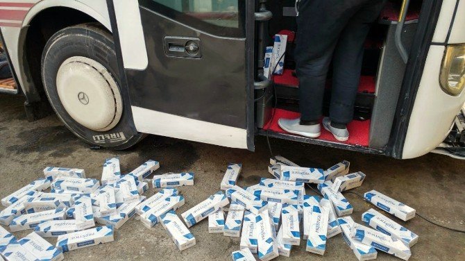 Bingöl’de 125 karton kaçak sigara yakalandı