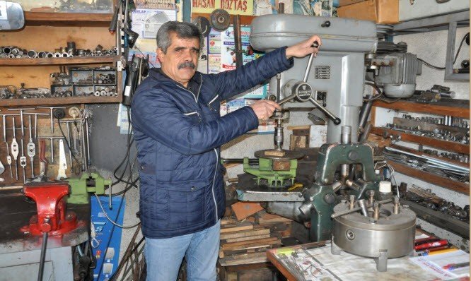 40 yıldır tezgah başında