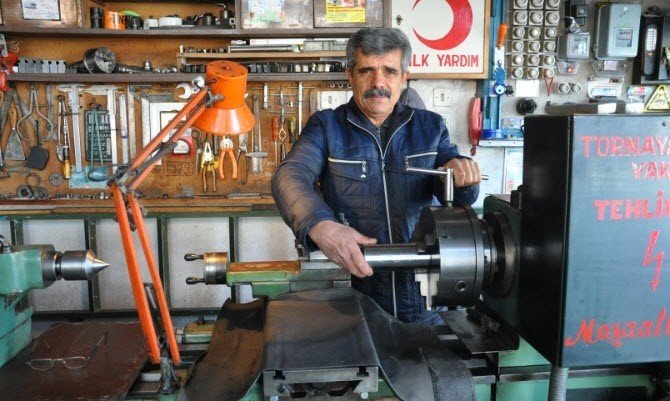 40 yıldır tezgah başında