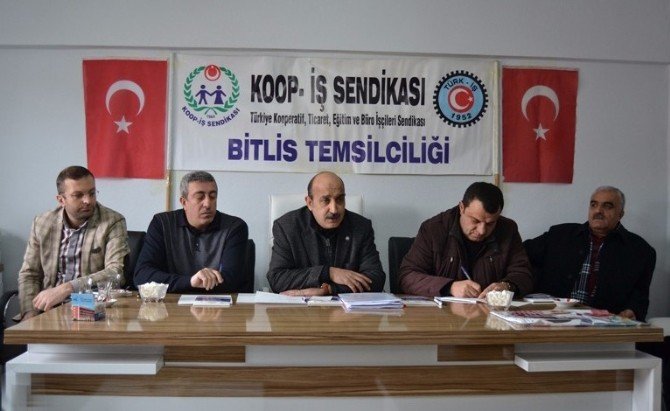 Koop-iş Sendikasından Bitlis’te istişare toplantısı