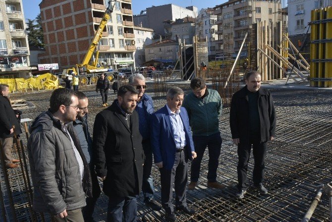 Fatsa Belediyesi hizmet binası inşaatı yükseliyor
