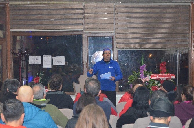 Dağcılar Süphan Dağı tırmanışı için bilgilendirildi