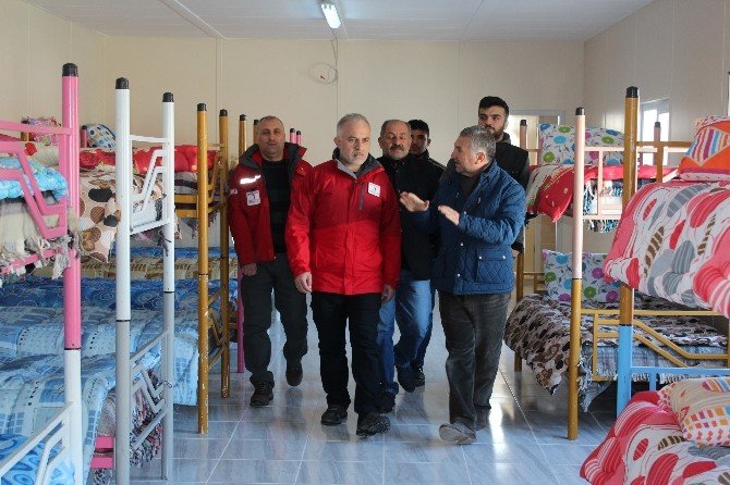 Türk Kızılayı Genel Başkanı Kınık, Kırıkhan’da incelemelerde bulundu