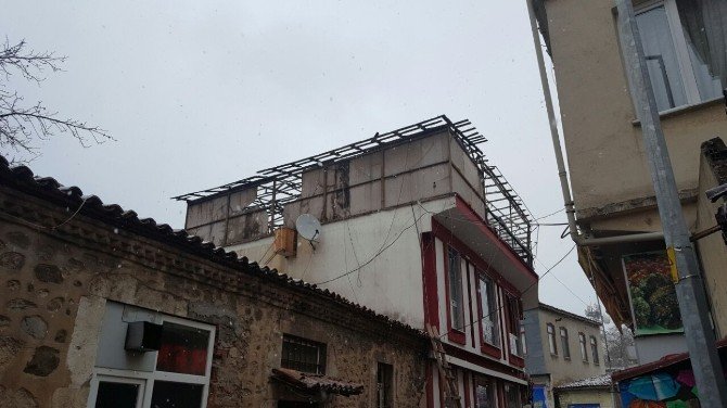 Sinop’ta kafe yangını