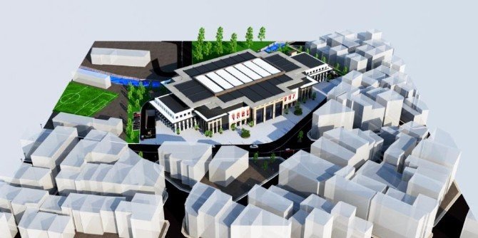 İstanbul’un en büyük “buz pisti” Zeytinburnu’na yapılıyor