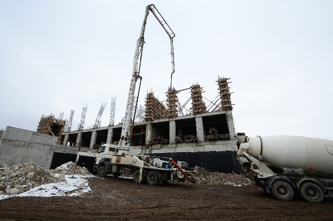 Ankara Büyükşehir Belediyesi, Sincan Cimşit Mezarlığı’na cami ve modern tesislerin yapım çalışmalarını sürdürüyor