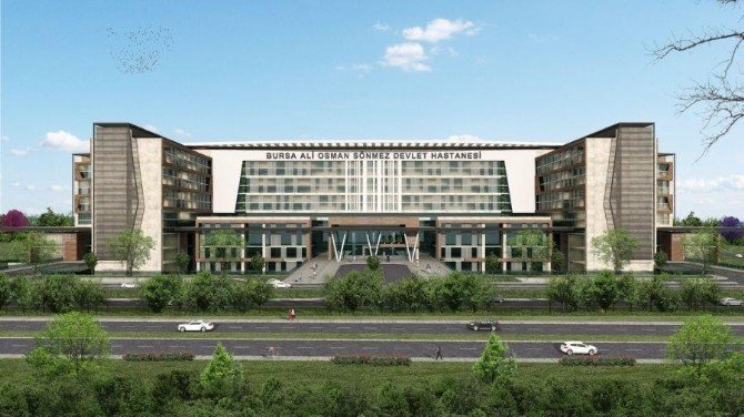 Bursa’da otel konforundaki yeni hastanede inşaat başladı