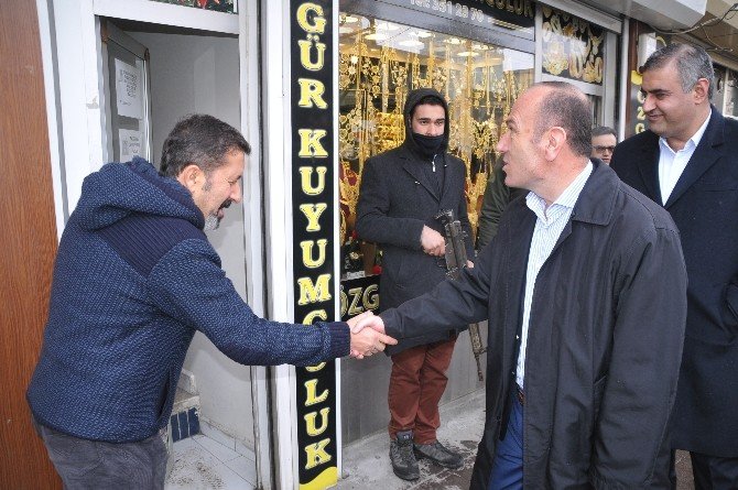 Kaymakam Kaşıkçı’dan esnaf ziyareti