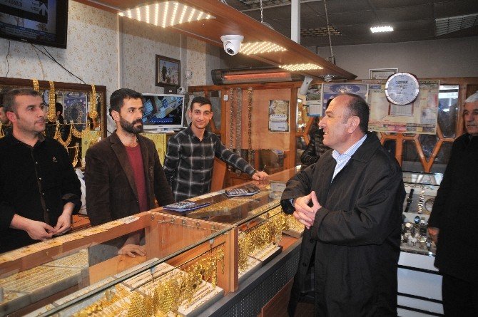 Kaymakam Kaşıkçı’dan esnaf ziyareti