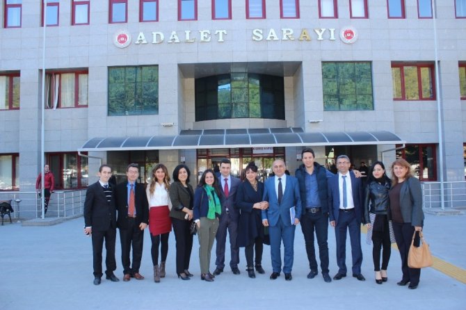 Manavgat Adliyesi’nde incelemelerde bulundular