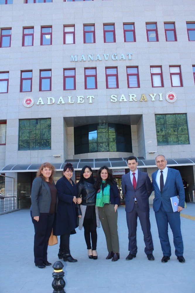 Manavgat Adliyesi’nde incelemelerde bulundular