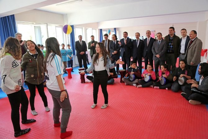 Çocuklar spor sınıfına kavuştu