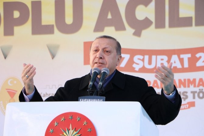 Cumhurbaşkanı Erdoğan Kahramanmaraş’ta