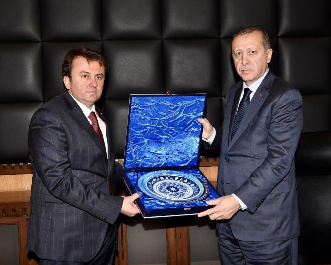 Cumhurbaşkanı Erdoğan’dan Kahramanmaraş Büyükşehir Belediyesine ziyaret