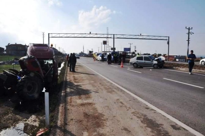 Biga’da trafik kazası: 1 ölü, 2 yaralı