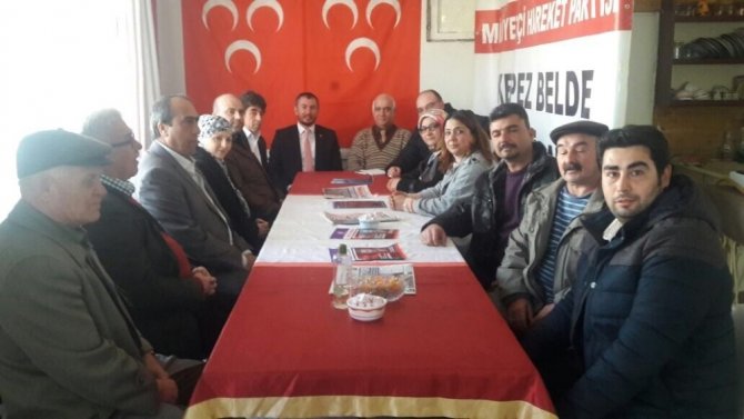 AK Parti Kepez Teşkilatından CHP ve MHP belde başkanlıklarına ziyaret