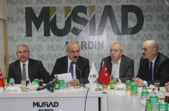 Kalkınma Bakanı Elvan Mardin’de iş adamlarıyla bir araya geldi