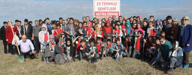 15 Temmuz Şehitleri anısına hatıra ormanı