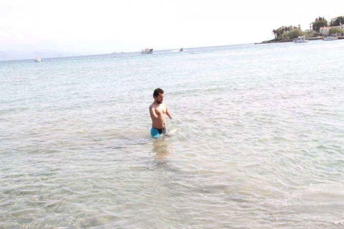 11. Datça Açık Deniz Kış Yüzme Maratonu yapıldı