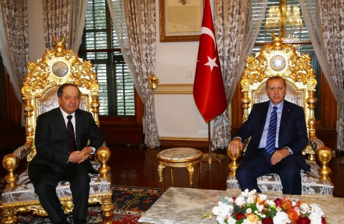 Cumhurbaşkanı Erdoğan, Mesut Barzani ’yi kabul etti