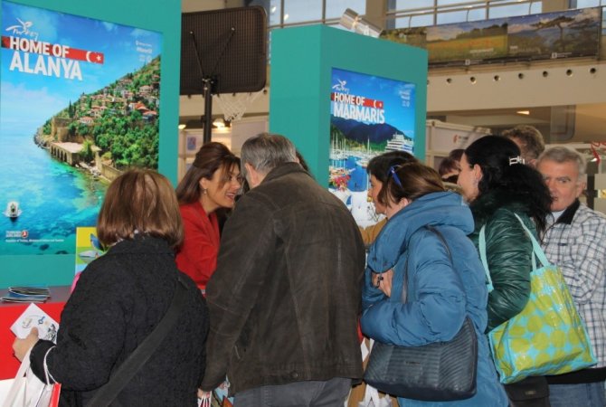 Uluslararası Belgrad Turizm Fuarı’nda Alanya tanıtımı yapıldı