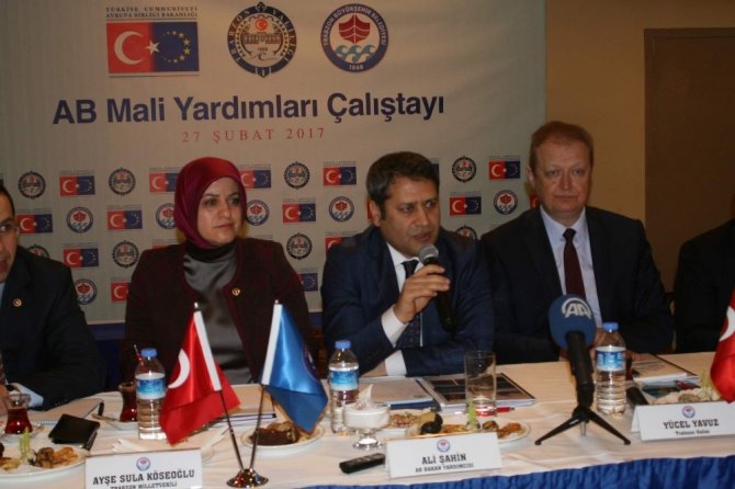 “AB Mali Yardımları Çalıştayı” Avrupa Birliği Bakan Yardımcısı Ali Şahin’in katılımıyla Trabzon’da yapıldı