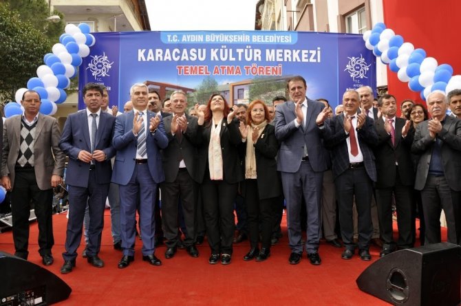 Karacasu’da temel atan Başkan Çerçioğlu müjdeyi verdi