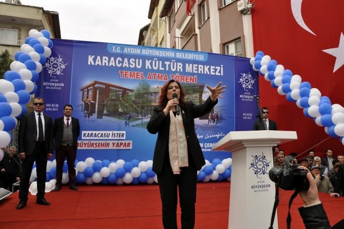 Karacasu’da temel atan Başkan Çerçioğlu müjdeyi verdi