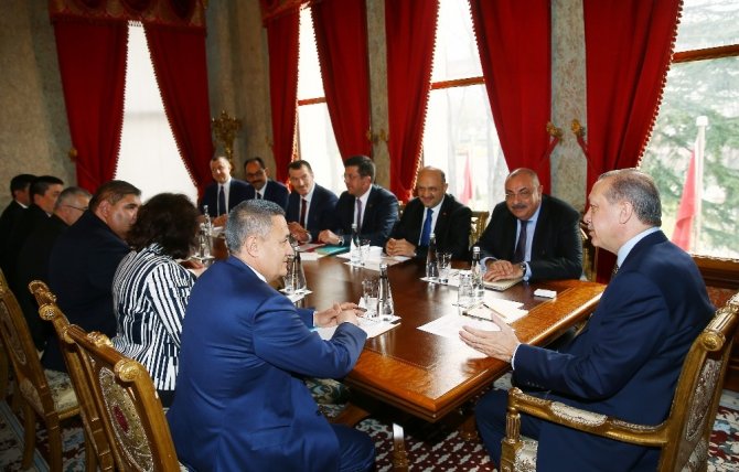 Cumhurbaşkanı Erdoğan, Özbekistan Başbakan Yardımcısı Azimov’u kabul etti