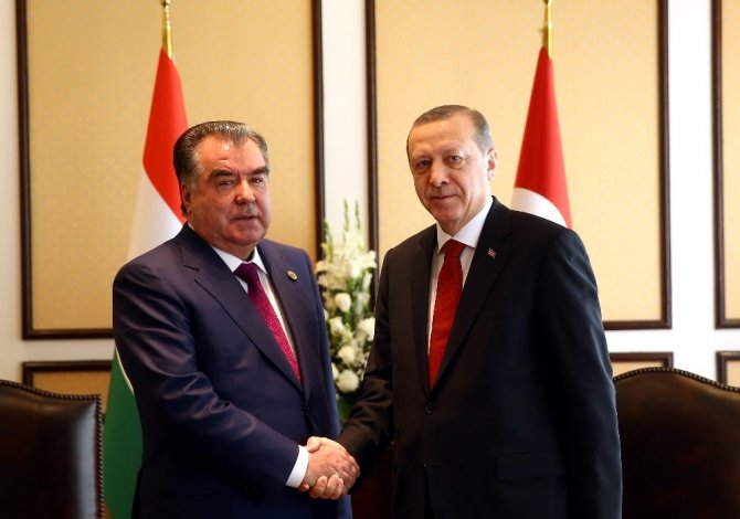 Cumhurbaşkanı Erdoğan, Rahman ile görüştü