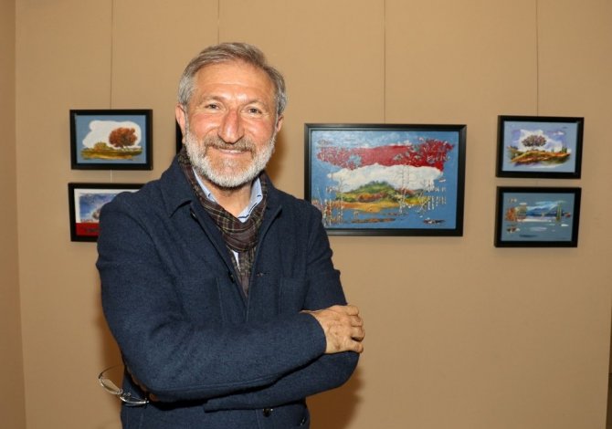 Tiyatro Sanatçısı Gafur Uzuner’den MTSO’da resim sergisi