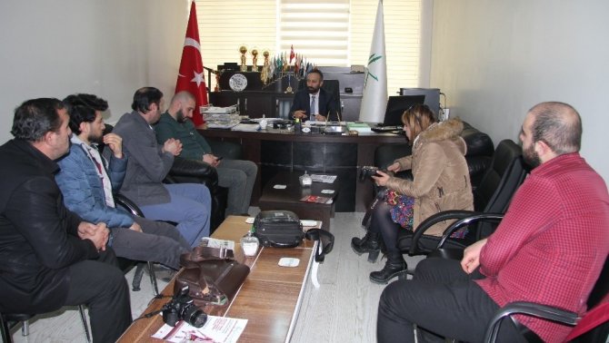 Küresünniler Başkanı Yücebaş basınla bir araya geldi