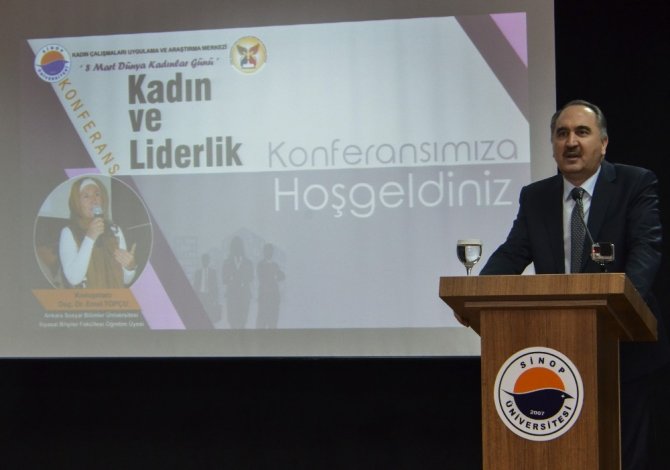 Sinop Üniversitesinde ‘Kadın ve Liderlik’ konferansı