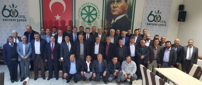 Kayseri-Yozgat ve Sivas Sulama Kooperatifi ve Birliklerinden Kayseri Şeker’e ziyaret