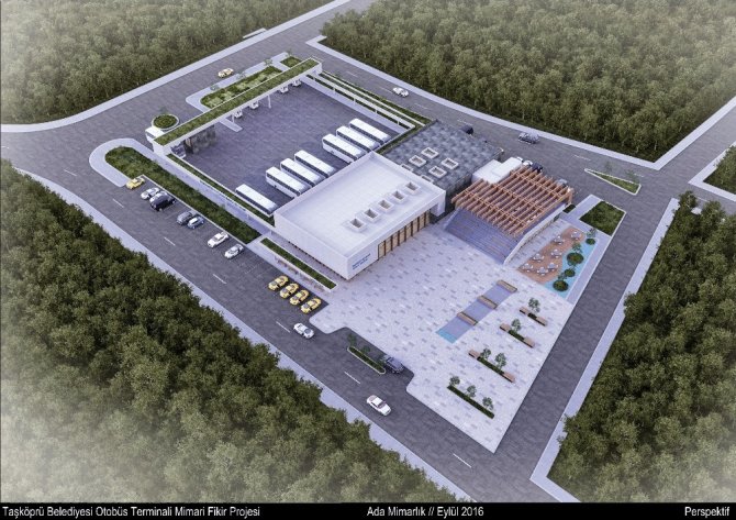 Taşköprü, modern otobüs terminaline kavuşuyor