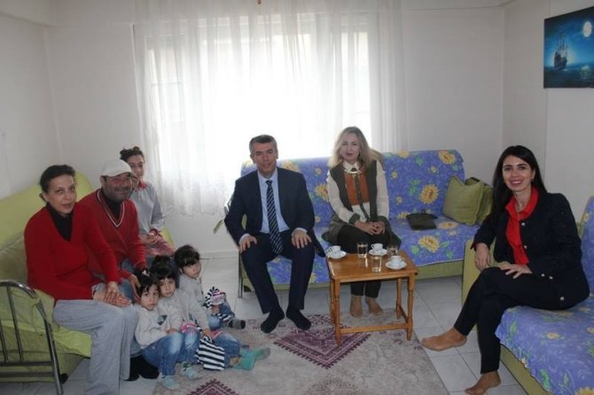 Kaymakam Sırmalı aile ziyaretlerinde bulundu