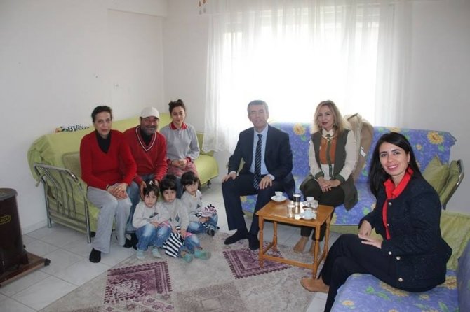 Kaymakam Sırmalı aile ziyaretlerinde bulundu