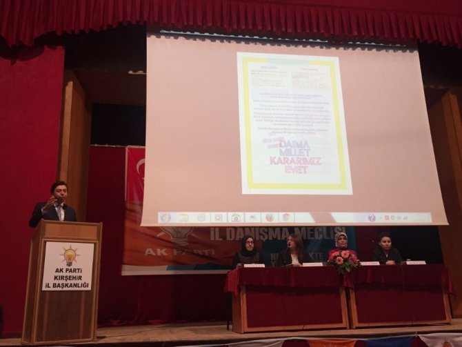 AK Parti İl Başkanı Mustafa Kendirliden partili kadınlara jest