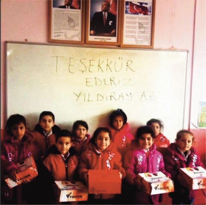 İçerde dizisinin Alyanak’ı, Ahlatlı çocukları unutmadı