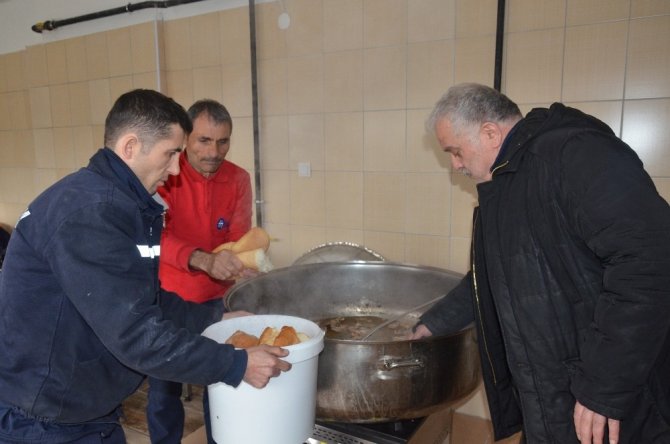 Sokak köpekleri için aşevi açtı
