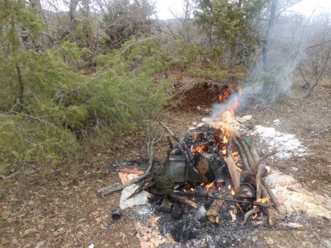 Bingöl’de terör örgütü PKK’ya ait 2 sığınak ele geçirildi