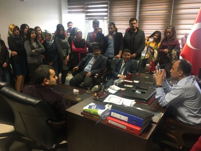 MYO’dan vergi dairesi ve defterdarlığa teknik inceleme gezisi