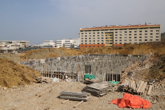 ODÜ Rektörlük binası inşaatı devam ediyor