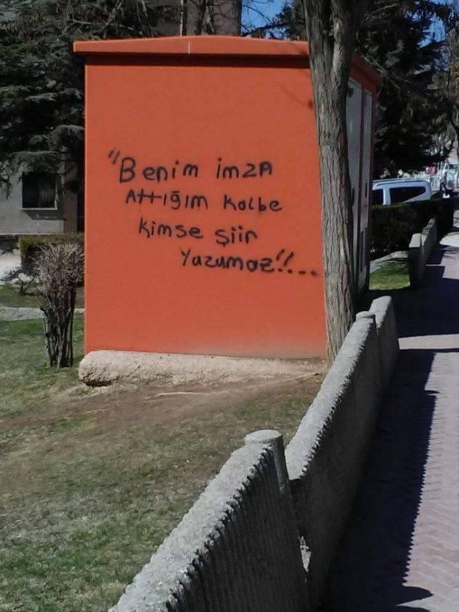 Duvar yazıları şimdilere bir başka
