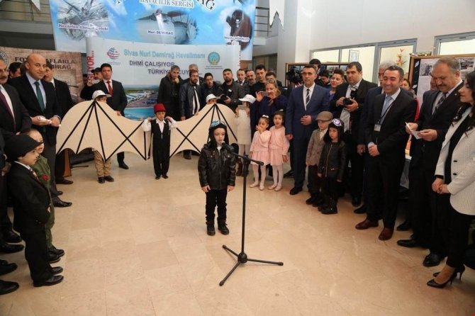 Sivas’ta Nuri Demirağ Havacılık Sergisi açıldı