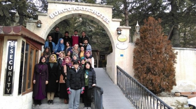 Üniversite öğrencileri Kapadokya ve Erciyes’i gezdi