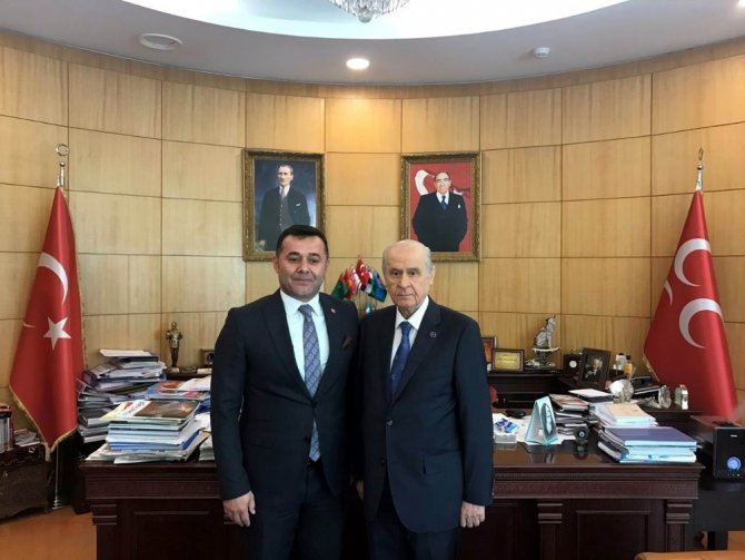 MHP Genel Başkanı Bahçeli, Belediye Başkan Yücel’i kabul etti