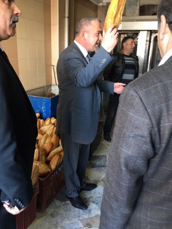 MHP Kars İl Başkanı Yaver Özcan Selim’de esnafla buluştu