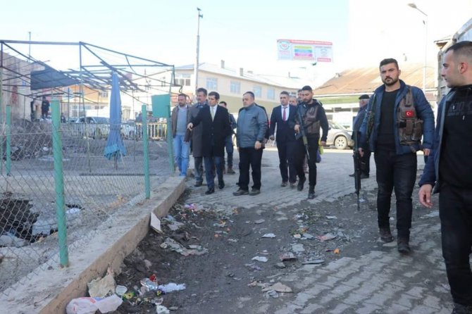 Erzurum DSİ 8. Bölge Müdürü Sadullah Seven Tutak’ta incelemelerde bulundu