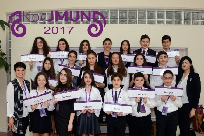 Özel Sanko ortaokulu öğrencileri JMUN 2017 konferansına katıldı